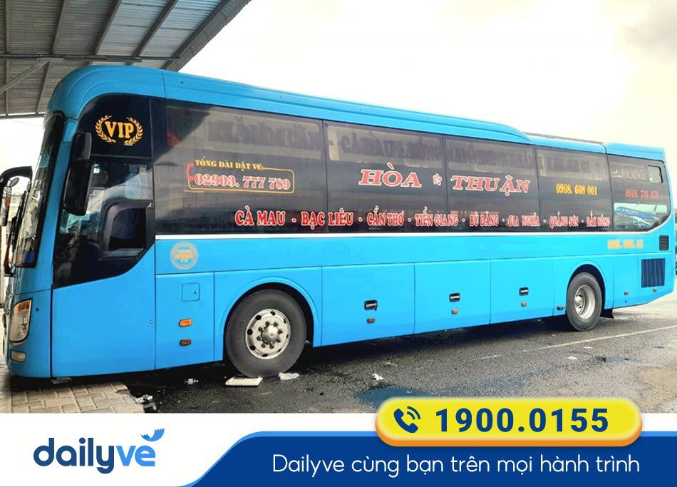 Nhà xe Hòa Thuận Bình Dương đi Cà Mau