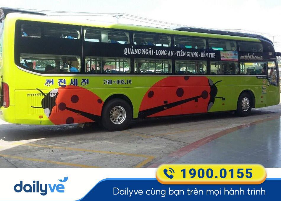 Nhà xe Hoàng Huy Quảng Ngãi - Long An