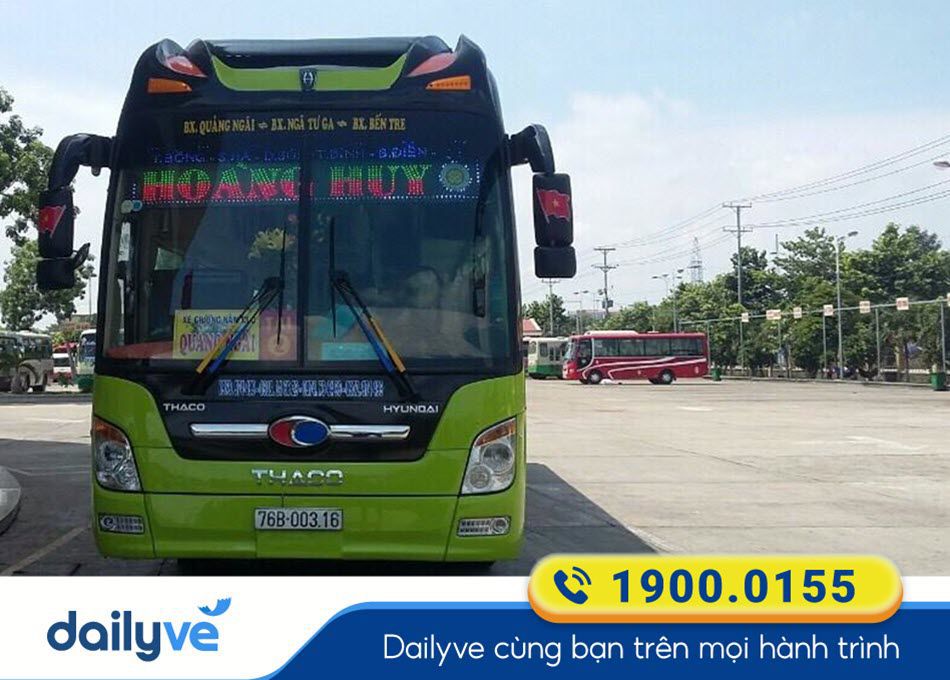 Nhà xe Hoàng Huy Quảng Ngãi đi Sài Gòn