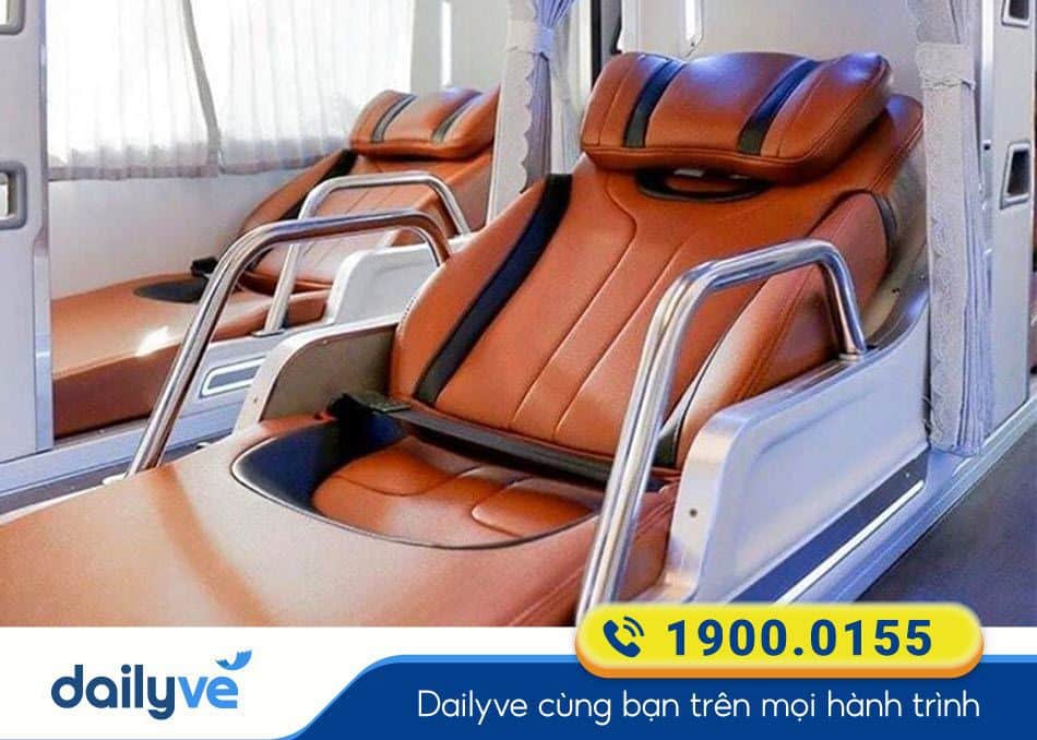 Các tiện ích hiện đại của xe Vip Hoàng Huy Quảng Ngãi