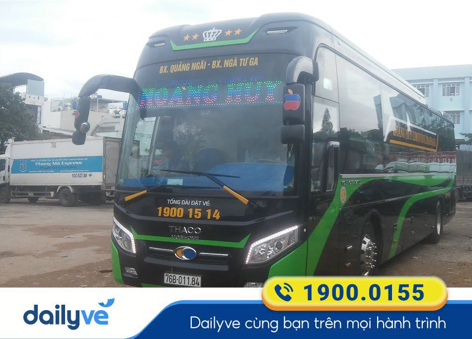 Nhà xe Hoàng Huy Sài Gòn - Quảng Ngãi