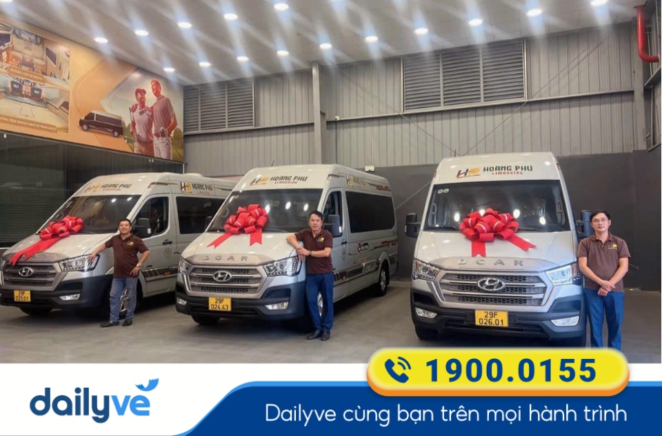 Nhà xe Hoàng Phú tuyến Hà Nội đi Hải Phòng