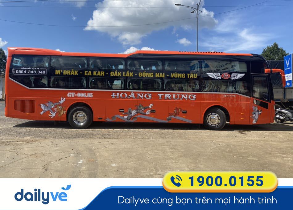 Nhà xe Hoàng Trung Đắk Lắk - Vũng Tàu