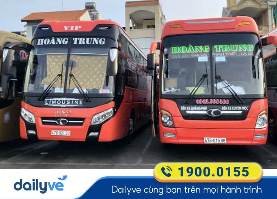 Nhà xe Hoàng Trung Vũng Tàu đi Đắk Lắk