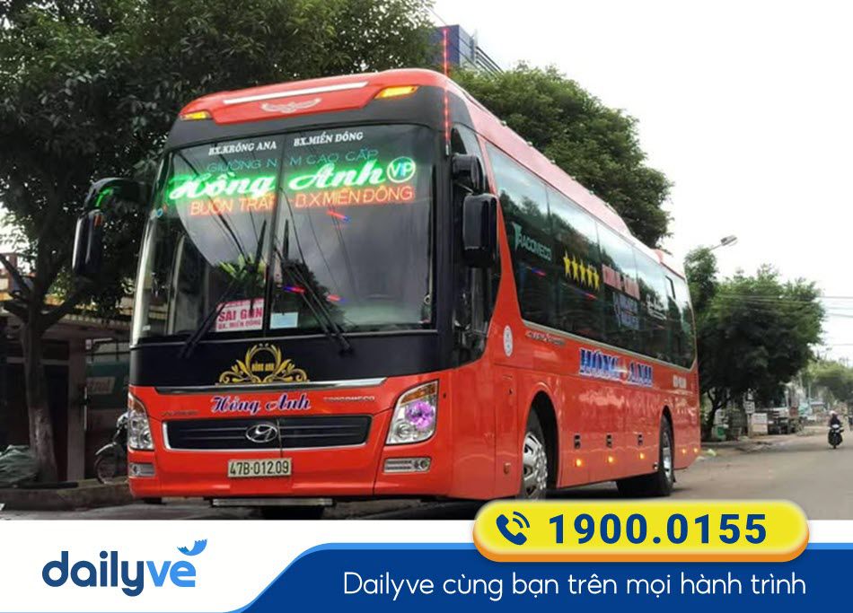 Nhà xe Hồng Anh Sài Gòn đi Đắk Lắk