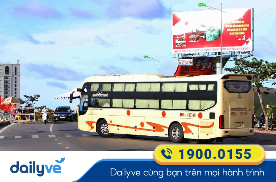 Nhà xe Hưng Long tuyến Hà Nội đi Quảng Bình