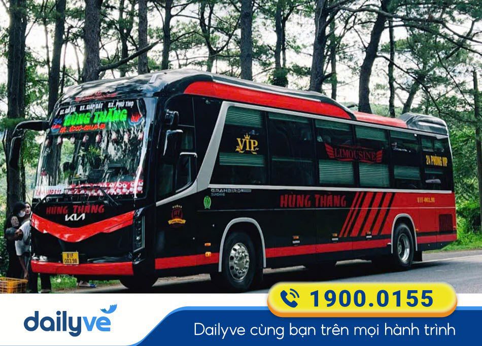 Nhà xe Hùng Thắng tuyến Sài Gòn đi Gia Lai