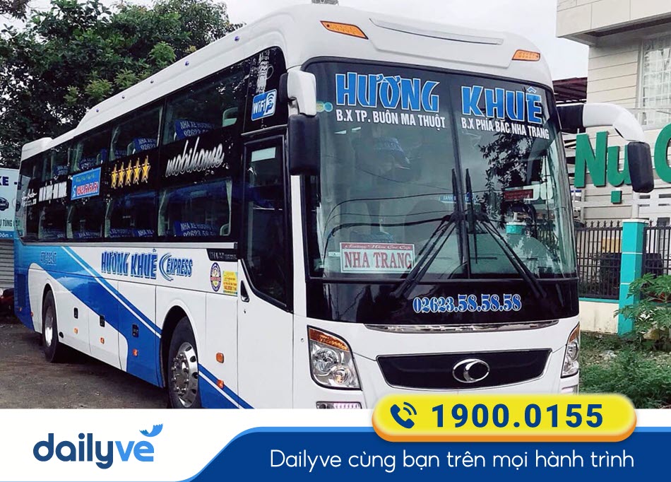 Nhà xe Hương Khuê Nha Trang đi Buôn Ma Thuột