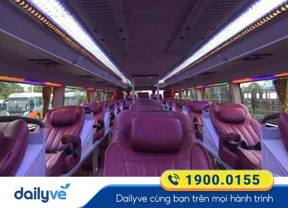 Xe giường nằm 40 chỗ của xe Huy Hoàng Hà Tĩnh - Hà Nội