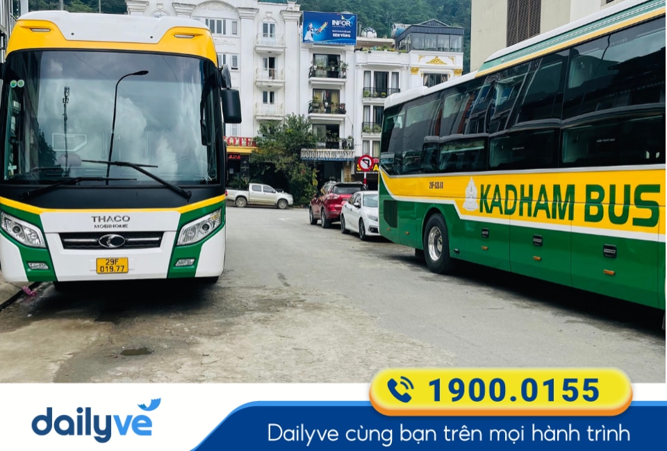 Nhà xe Kad Bus tuyến Sa Pa Lào Cai đi Hà Nội