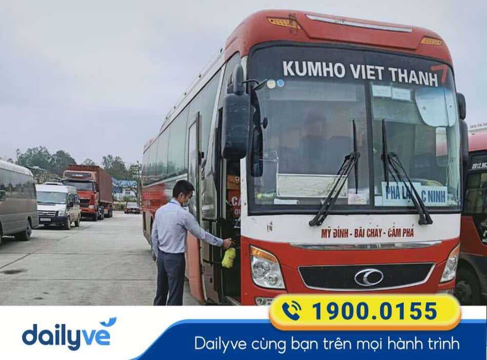 Nhà xe Kumho Việt Thanh Hà Nội đi Cẩm Phả - Quảng Ninh