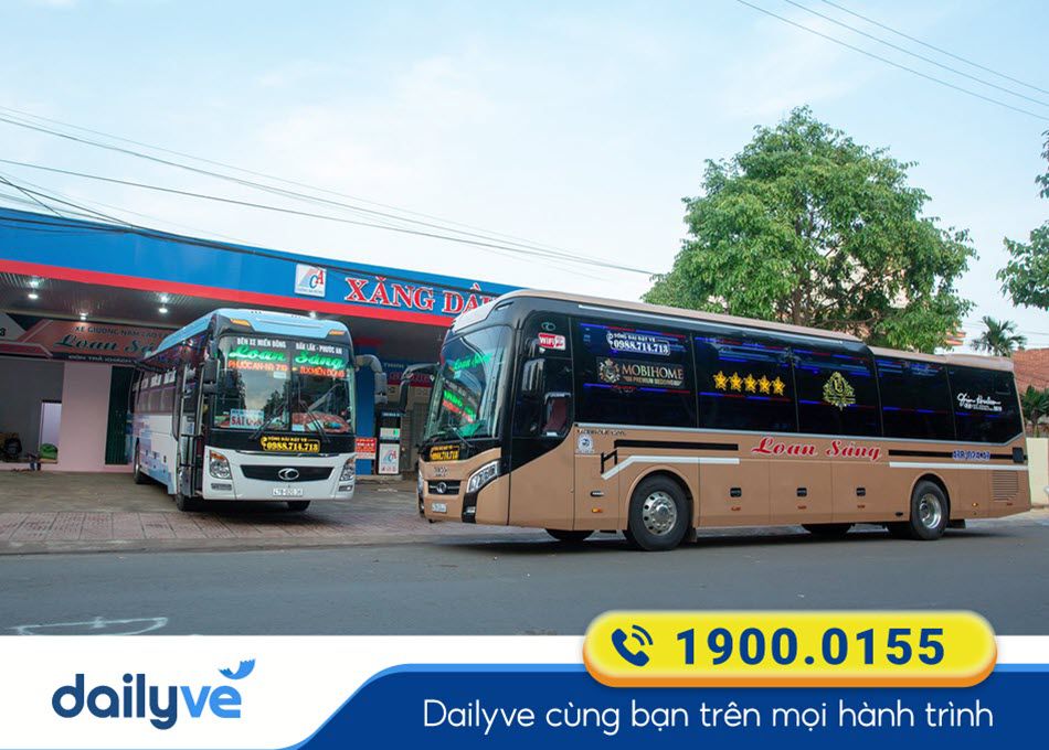 Nhà xe Loan Sáng Đắk Lắk đi Bình Phước