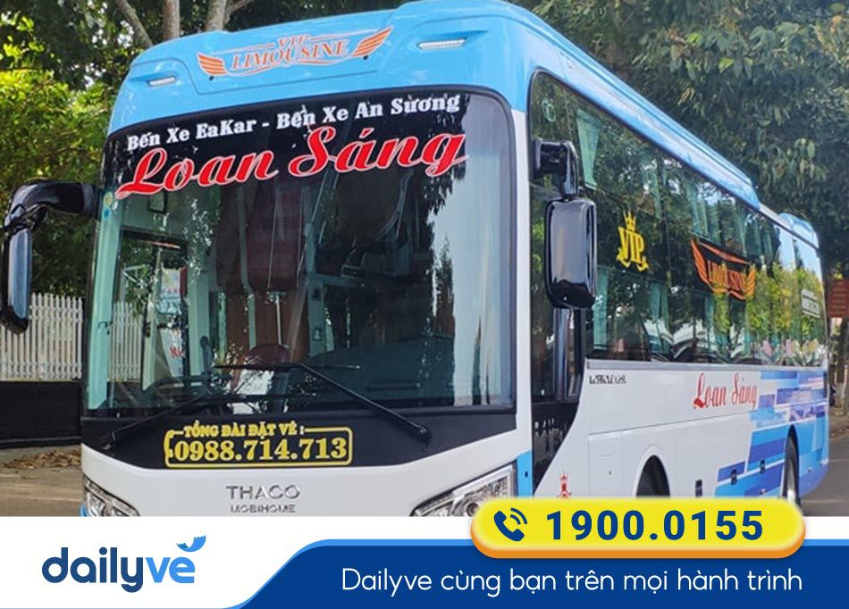 Nhà xe Loan Sáng Sài Gòn đi Đắk Lắk