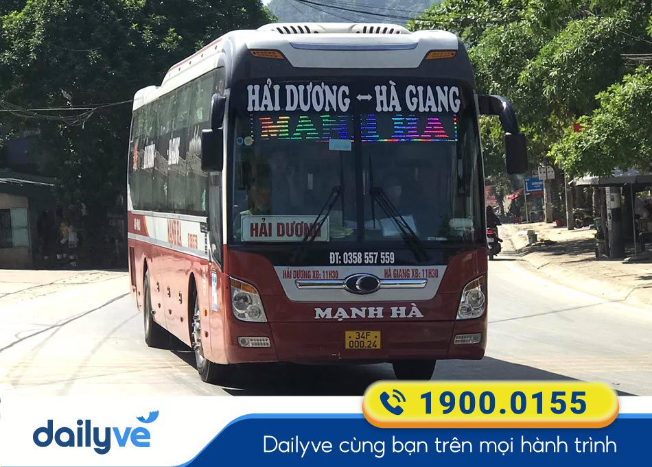 Nhà xe Mạnh Hà Hà Nội đi Hải Dương