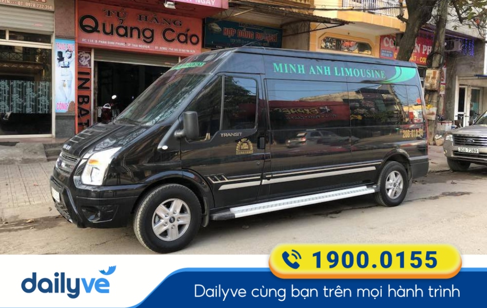 Nhà xe Minh Anh Limousine tuyến Thái Nguyên đi Hà Nội