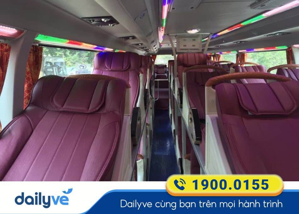 Dòng xe giường nằm 40 chỗ của xe Minh Phương Sài Gòn ra Huế