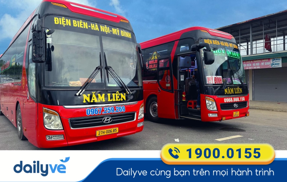 Nhà xe Năm Liên tuyến Hà Nội đi Điện Biên Phủ