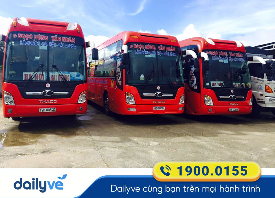 Nhà xe Ngọc Hùng Văn Nhân Hà Nội - Đà Lạt