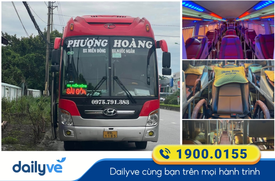 Nhà xe Phượng Hoàng tuyến Hà Nội đi Sài Gòn