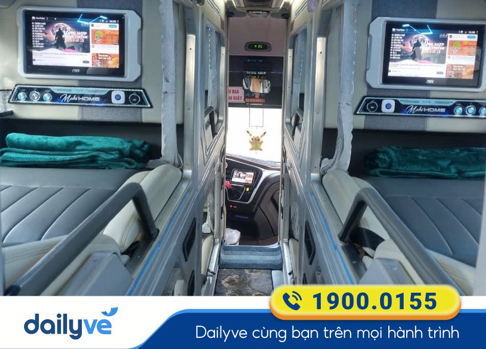 Dòng xe Limousine 24 phòng của nhà xe Phương Hồng Linh Đắk Nông