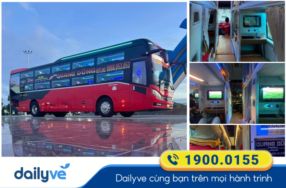 Nhà xe Quang Dũng Limousine tuyến Hà Nội đi Thừa Thiên Huế