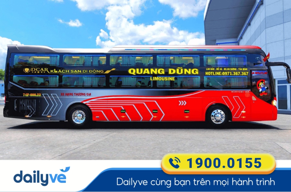 Nhà xe Quang Dũng tuyến Đà Nẵng đi Đà Lạt