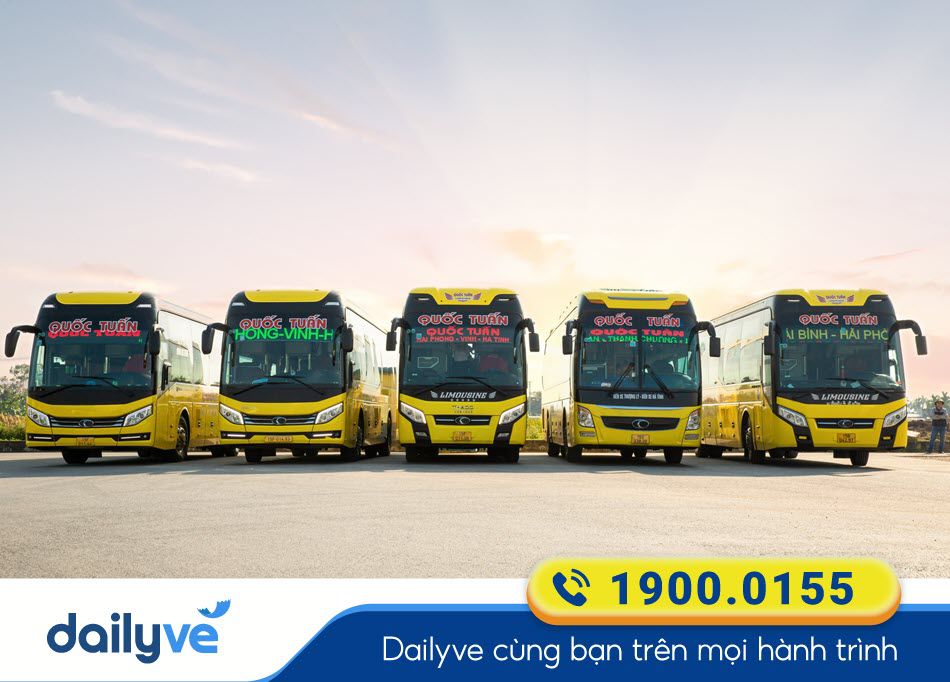 Xe khách Quốc Tuấn Vinh - Hải Phòng