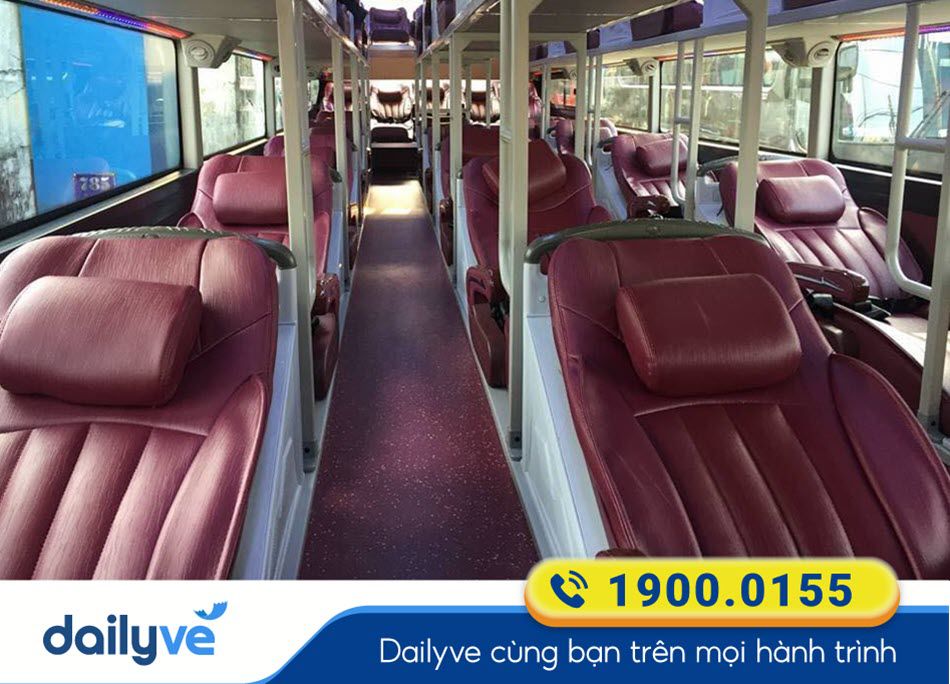 Dòng xe giường nằm 40 chỗ của nhà xe Quý Thảo Phú Yên