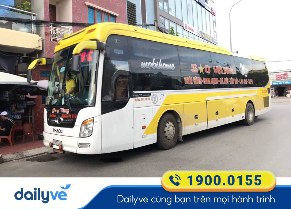 Nhà xe Sao Vàng Thái Bình đi Lào Cai
