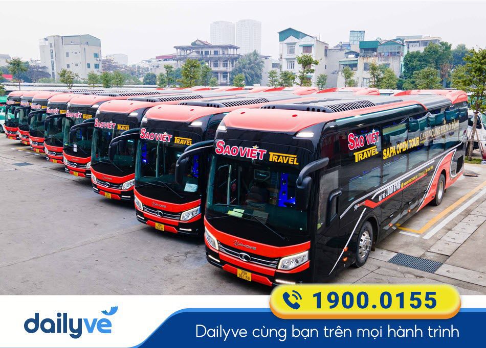 Nhà xe Sao Việt Yên Bái đi Hà Nội