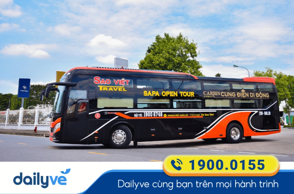 Nhà xe Sao Việt tuyến Hà Nội đi Sapa Lào Cai
