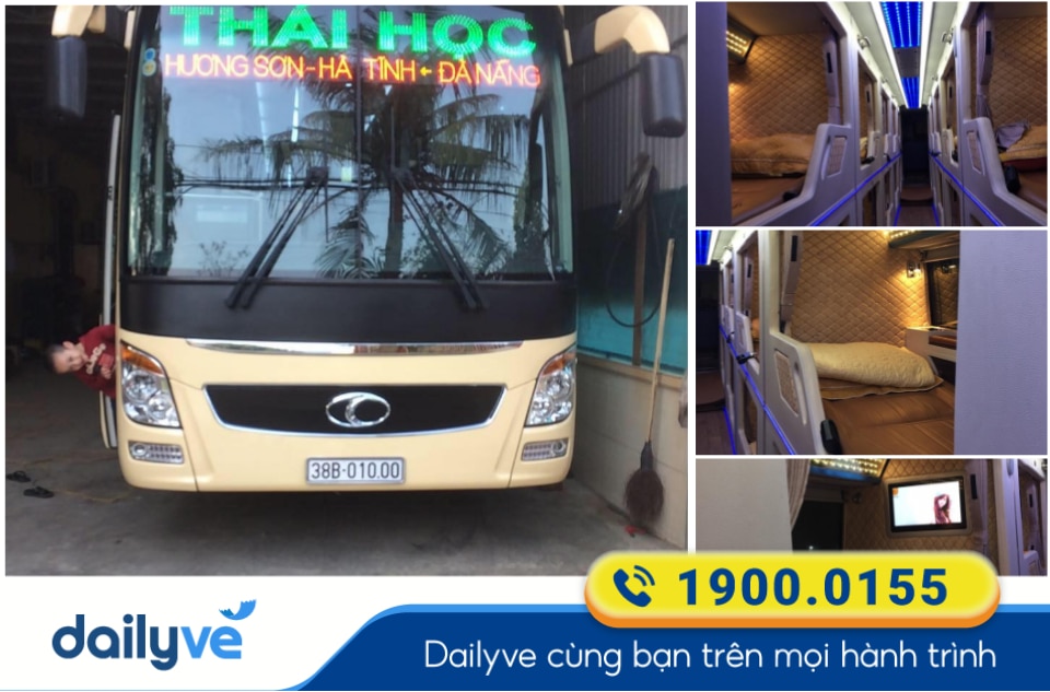 Nhà xe Thái Học tuyến Hà Nội đi Hà Tĩnh