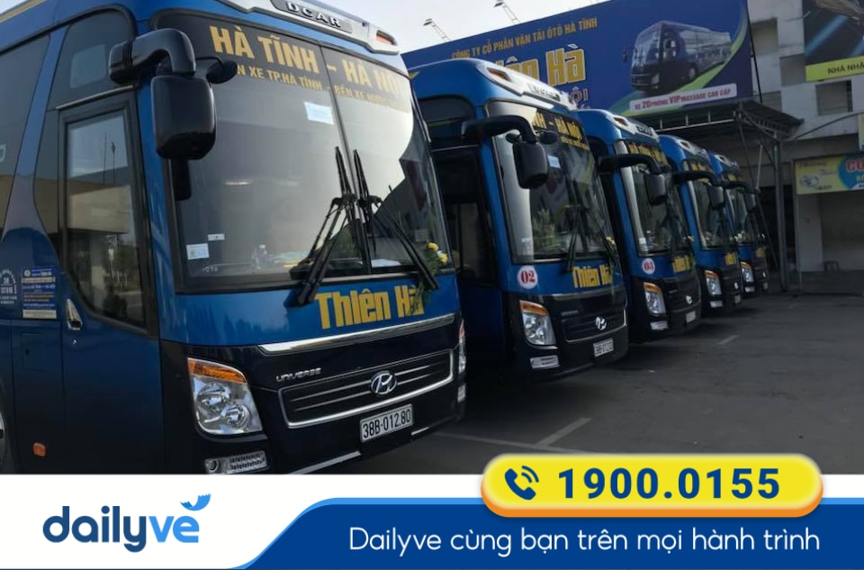 Nhà xe Thiên Hà Limousine tuyến Hà Nội đi Hà Tĩnh