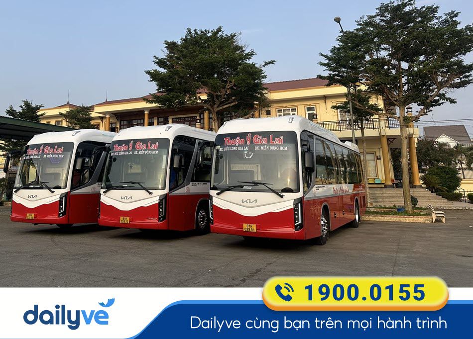 Nhà xe Thuận Ý Sài Gòn đi Gia Lai