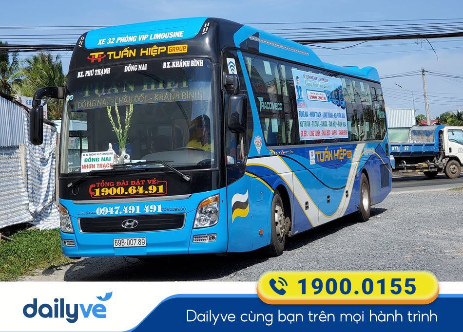 Nhà xe Tuấn Hiệp Đà Lạt - Cà Mau