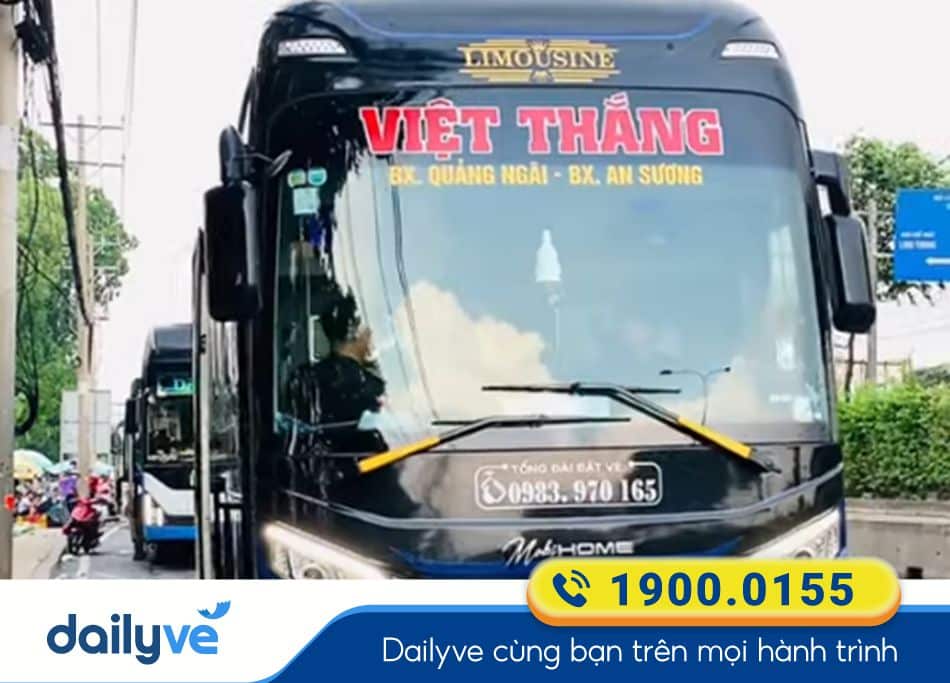 Nhà xe Việt Thắng Sài Gòn đi Quảng Ngãi