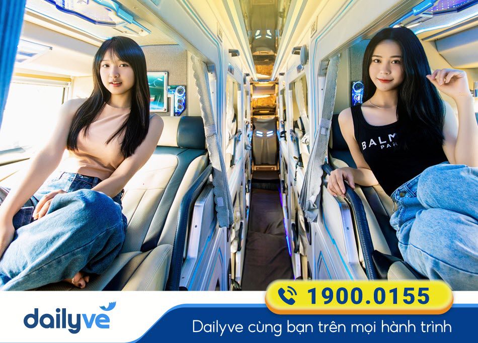 Tiện ích hiện đại của xe Limousine 24 phòng của nhà xe Bằng Phấn Hà Giang