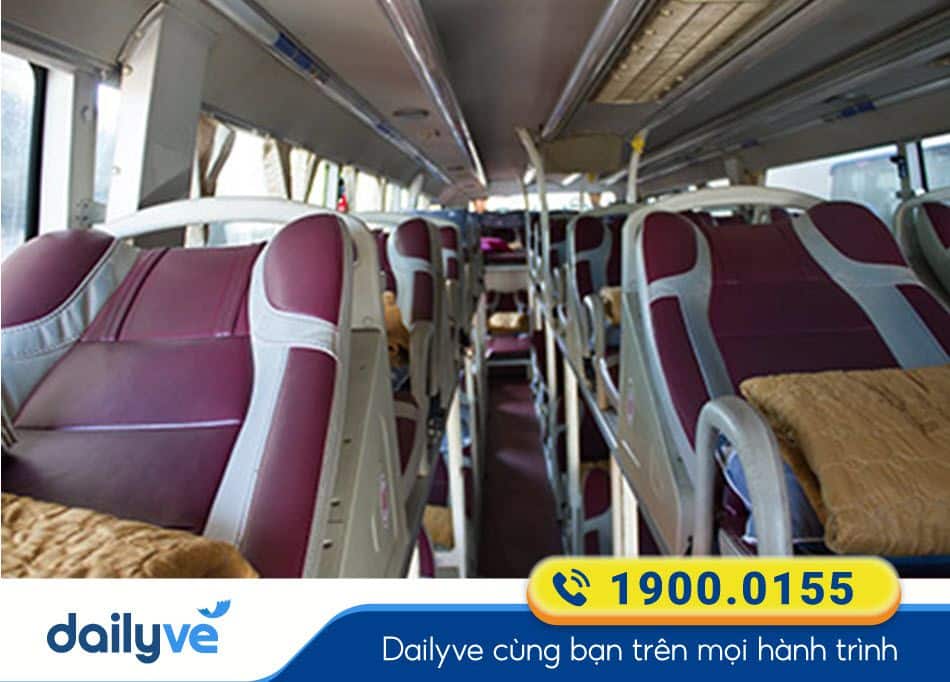 Xe giường nằm 40 chỗ của nhà xe Hiếu Hoa Đà Nẵng - Nghệ An