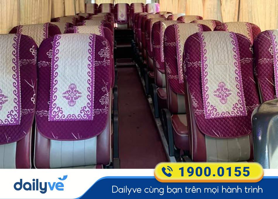 Xe ghế ngồi 29 chỗ của nhà xe Thủy Chính Phú Thọ