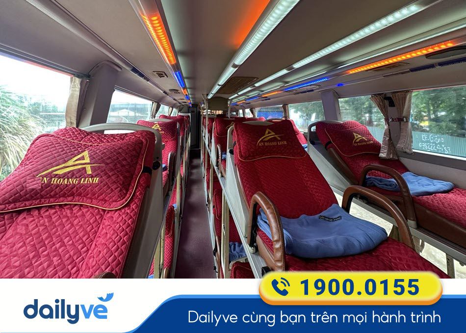Xe giường nằm 38 chỗ chất lượng cao của xe khách Hoàng Linh