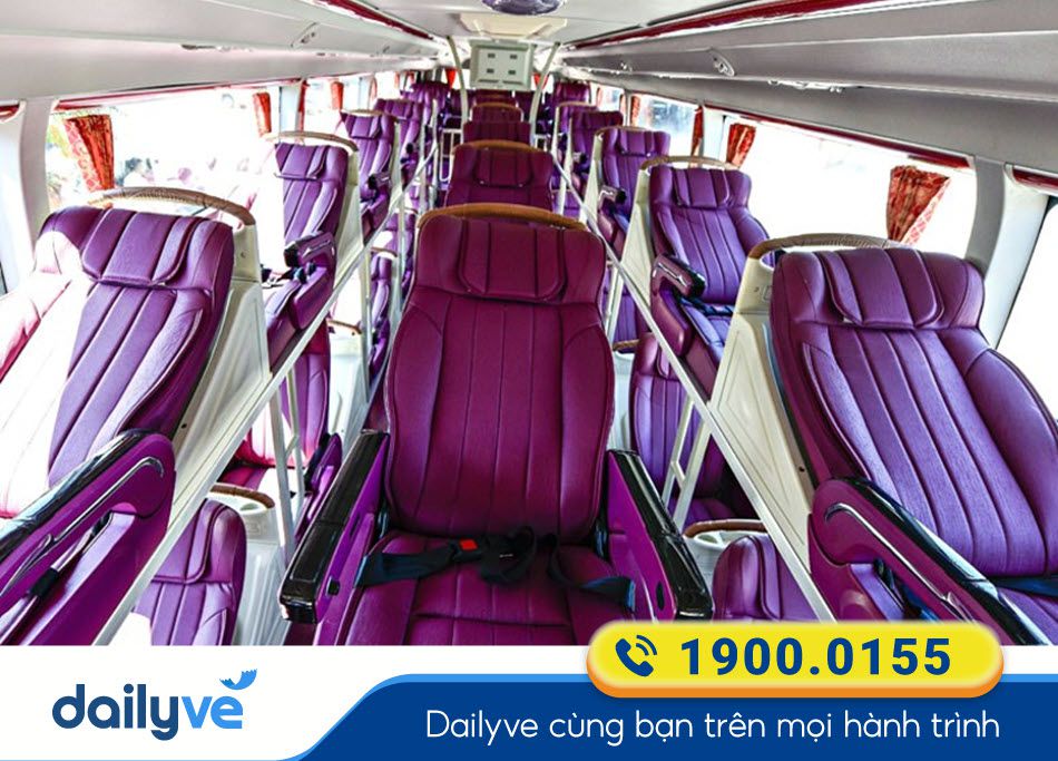 Xe giường nằm 40 chỗ của nhà xe Năm Thùy Đắk Lắk