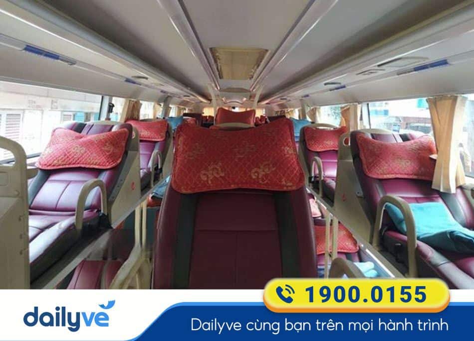 Nội thất xe giường nằm 36 chỗ của nhà xe Như Vinh Đơn Dương - Lâm Đồng