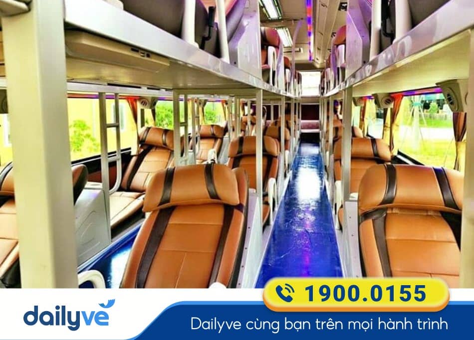 Dòng xe giường nằm 44 chỗ của xe Gia Huệ đi Bình Dương
