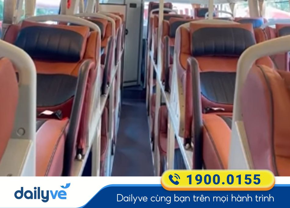 Dòng xe Limousine 32 phòng của nhà xe Hiếu Viện Limousine
