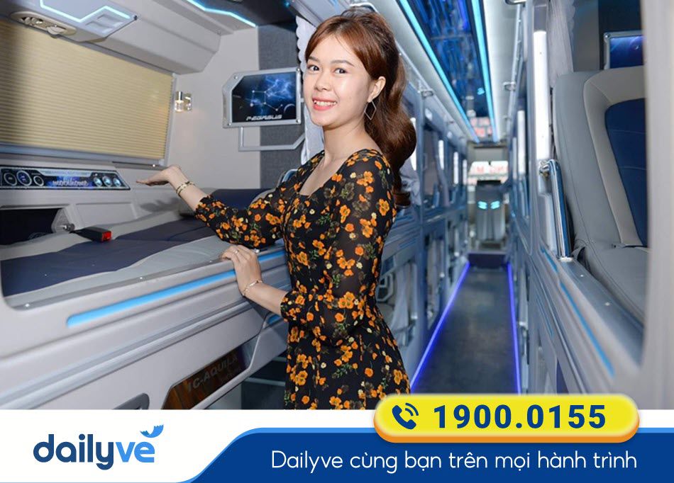 Nội thất xe giường Limousine 21 phòng của nhà xe Trọng Minh