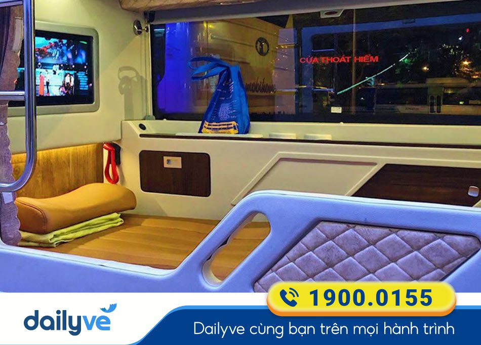 Dòng xe Limousine 20 phòng hiện đại của xe khách Huy Hoàng