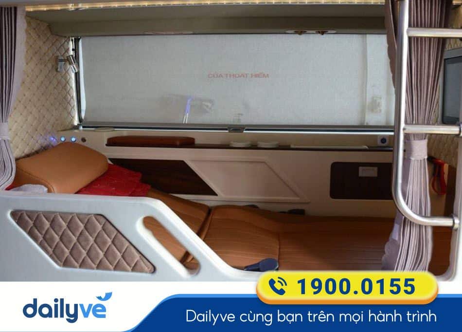 Dòng xe Vip 22 phòng của nhà xe Khánh Truyền Đà Nẵng đi Hà Tĩnh