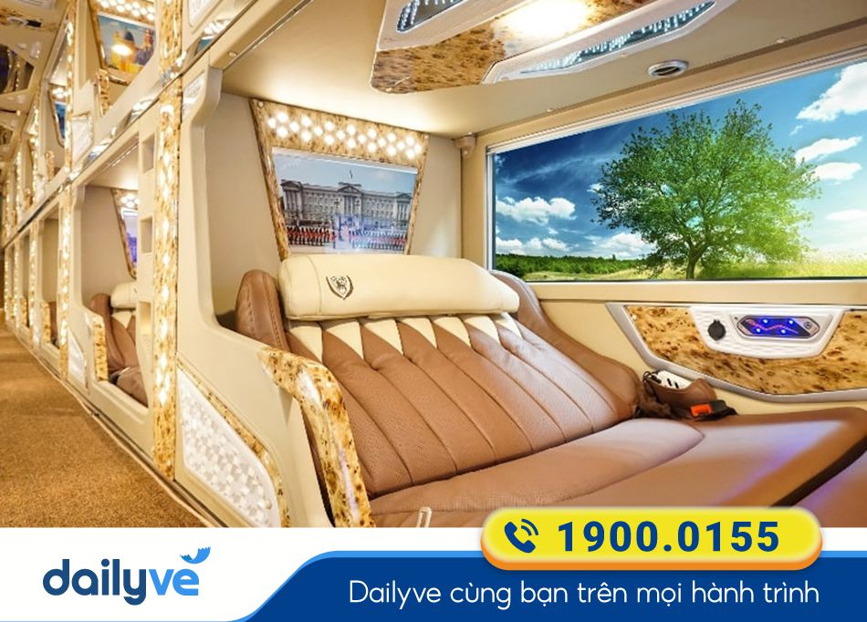 Dòng xe Limousine 22 phòng của nhà xe Thanh Nguyên Trà Vinh