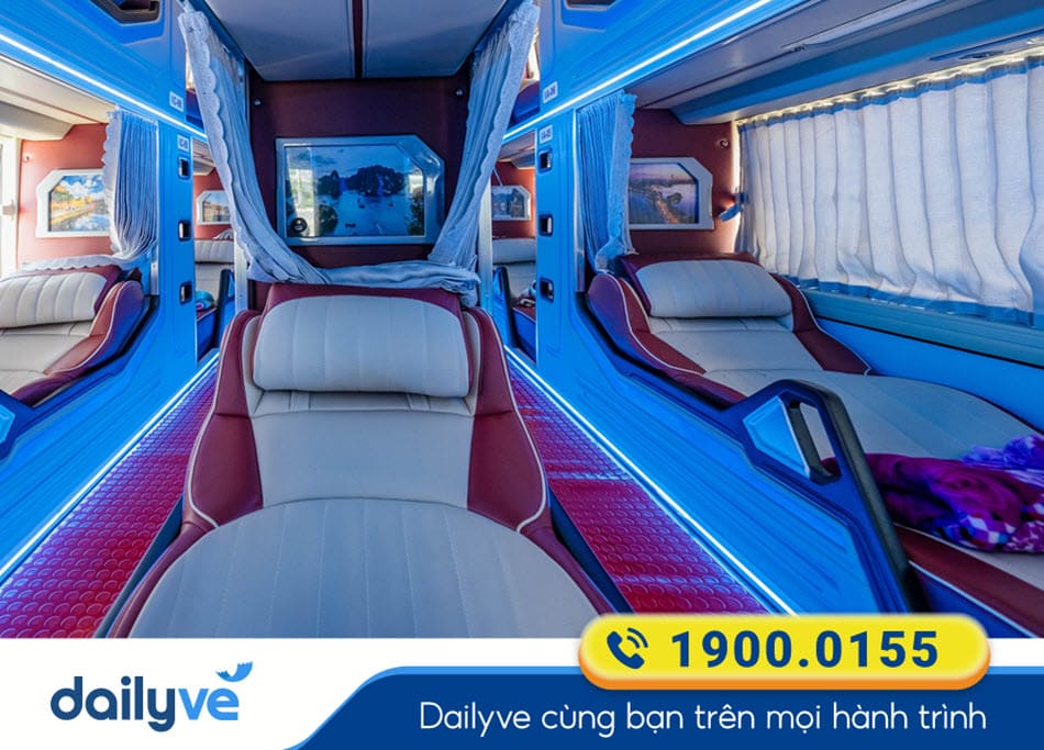 Thiết kế dòng xe Limousine 34 phòng sang trọng của nhà xe Gia Huệ đi Bình Dương