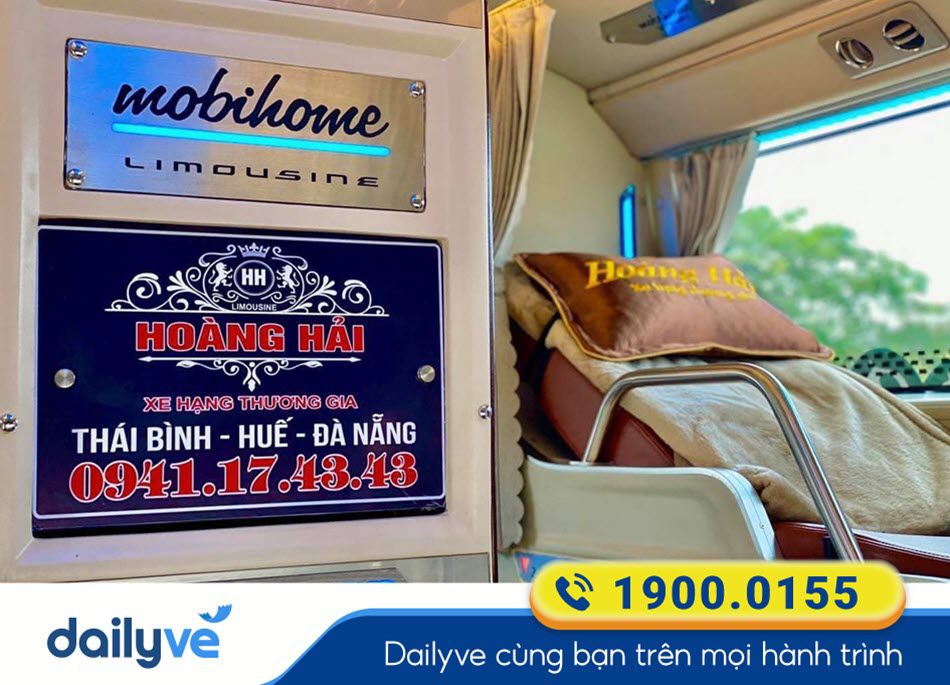 Xe giường nằm Limousine 34 phòng của xe khách Hoàng Hải Limousine
